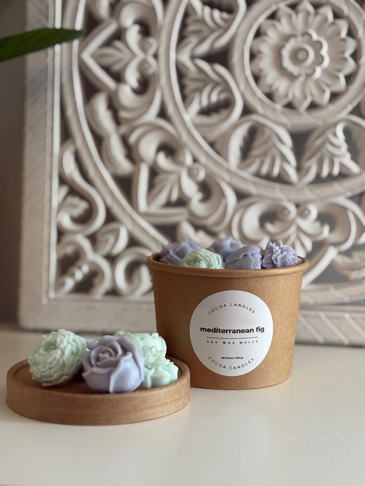 Wax melts cajita flores- mediterranean fig