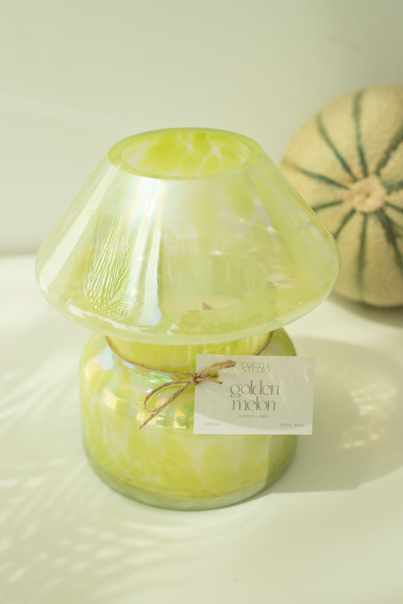 Candle Lamp Golden Melon