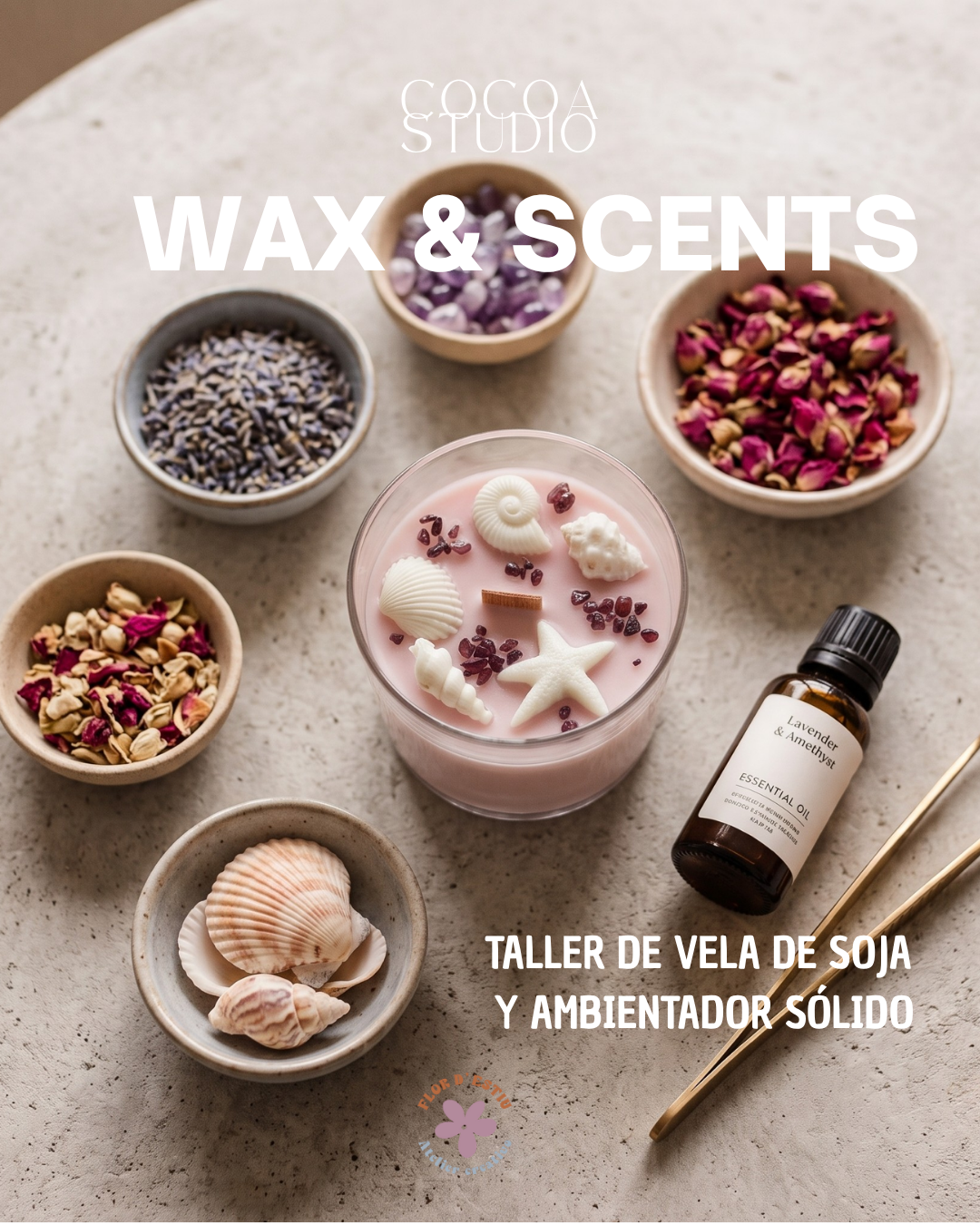 Taller de vela y ambientador sólido