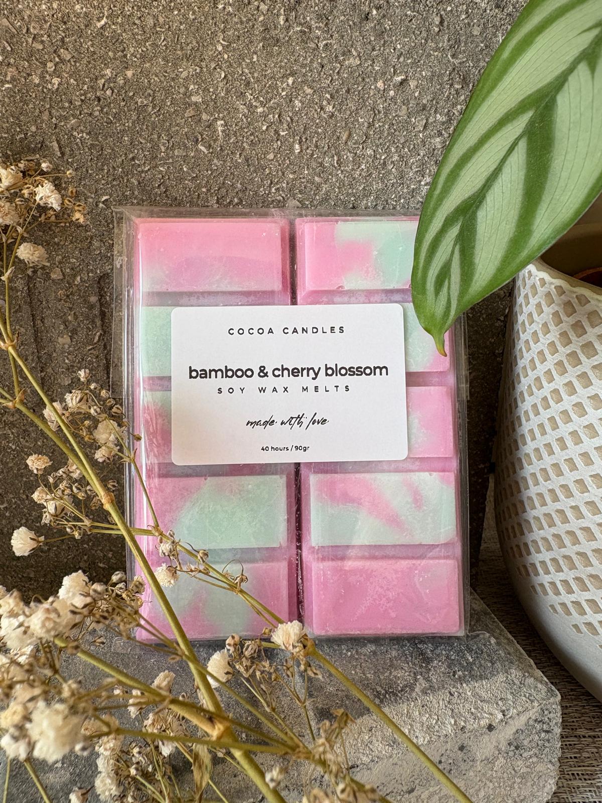 Wax melts tableta bamboo & cherry blossom