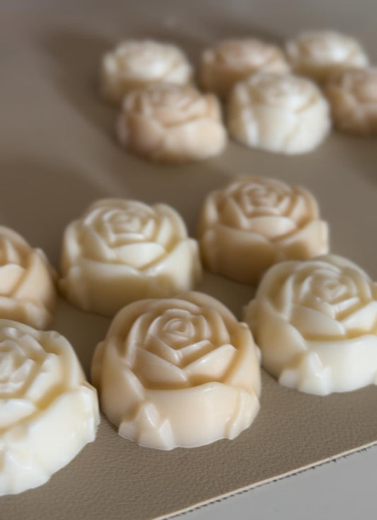 Wax melts rosas-orquídea/flor de algodón