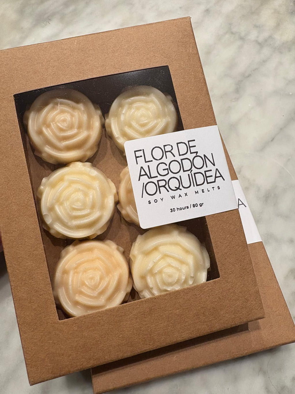 Wax melts rosas-orquídea/flor de algodón