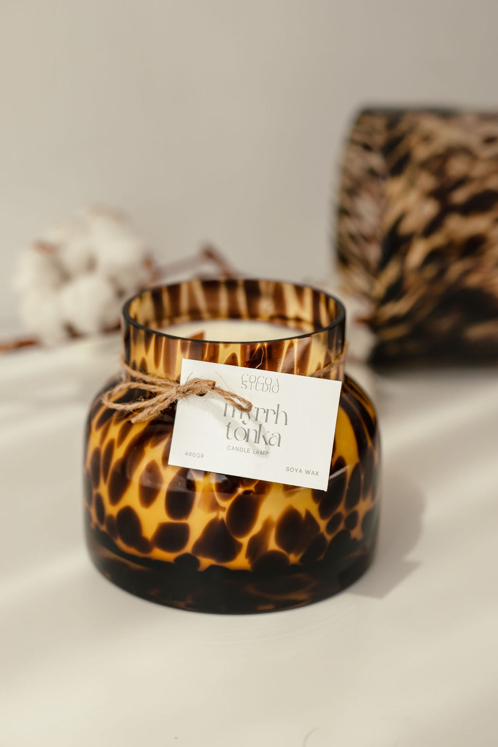 Candle Lamp Myrrh & Tonka