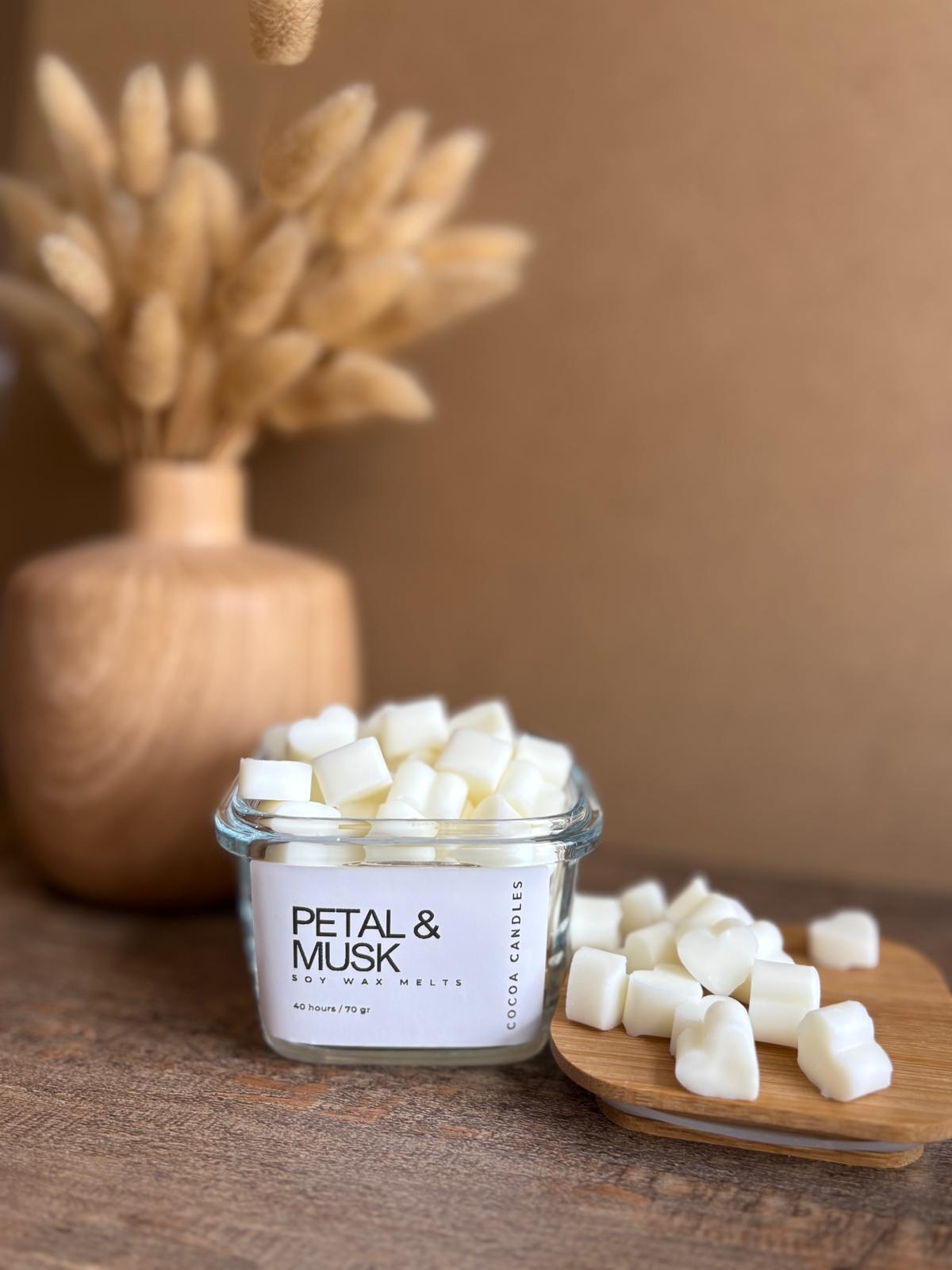 Petal & musk wax melts