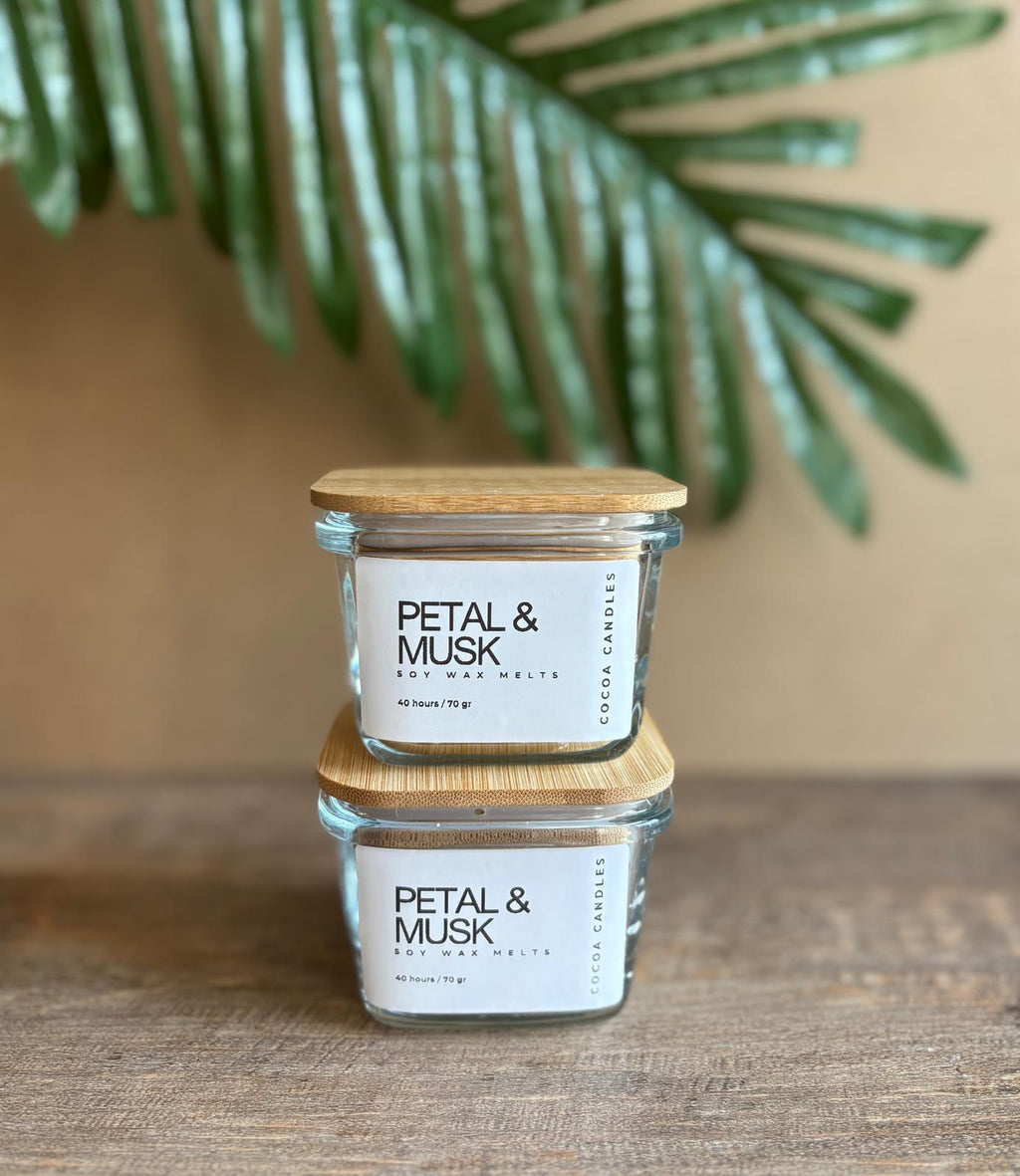 Petal & musk wax melts