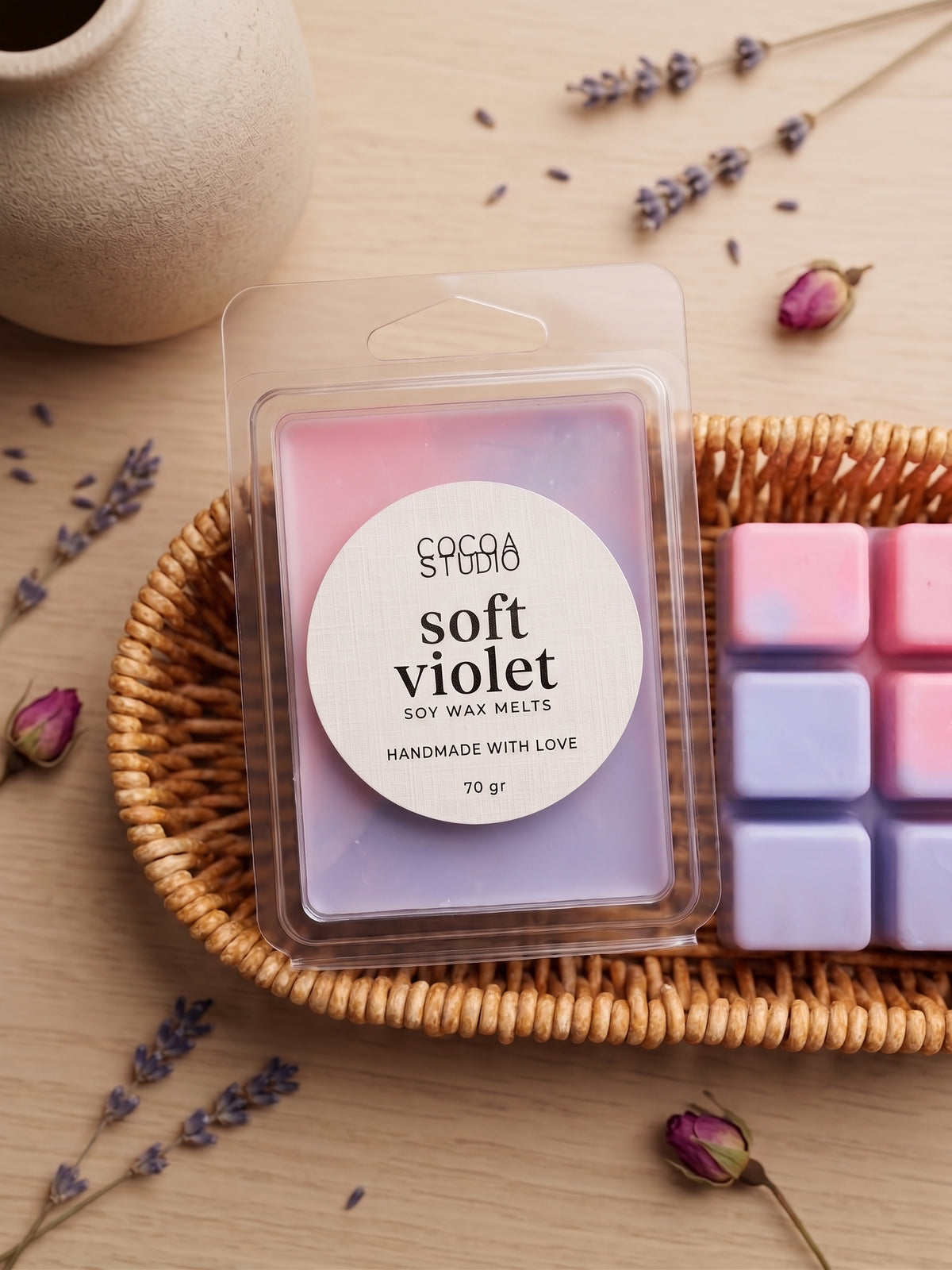 Wax melts Soft violet