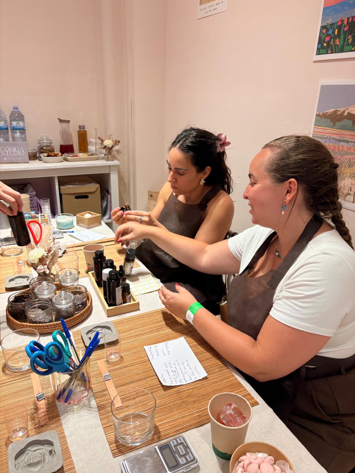Taller de vela y ambientador sólido