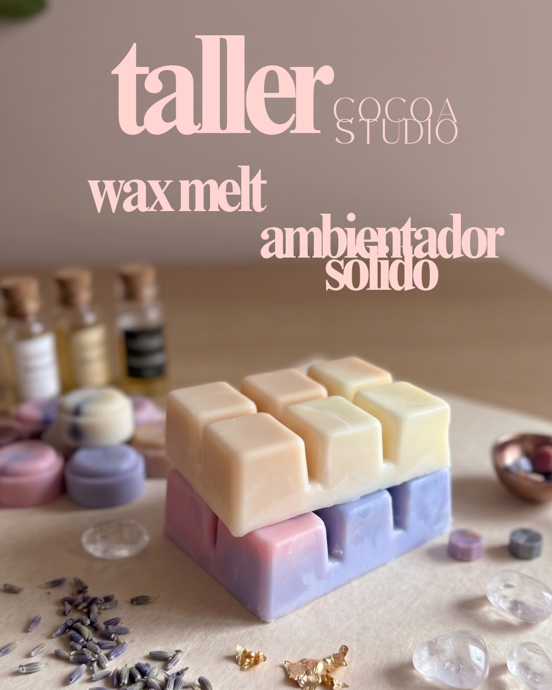 Taller de wax melt y ambientador sólido